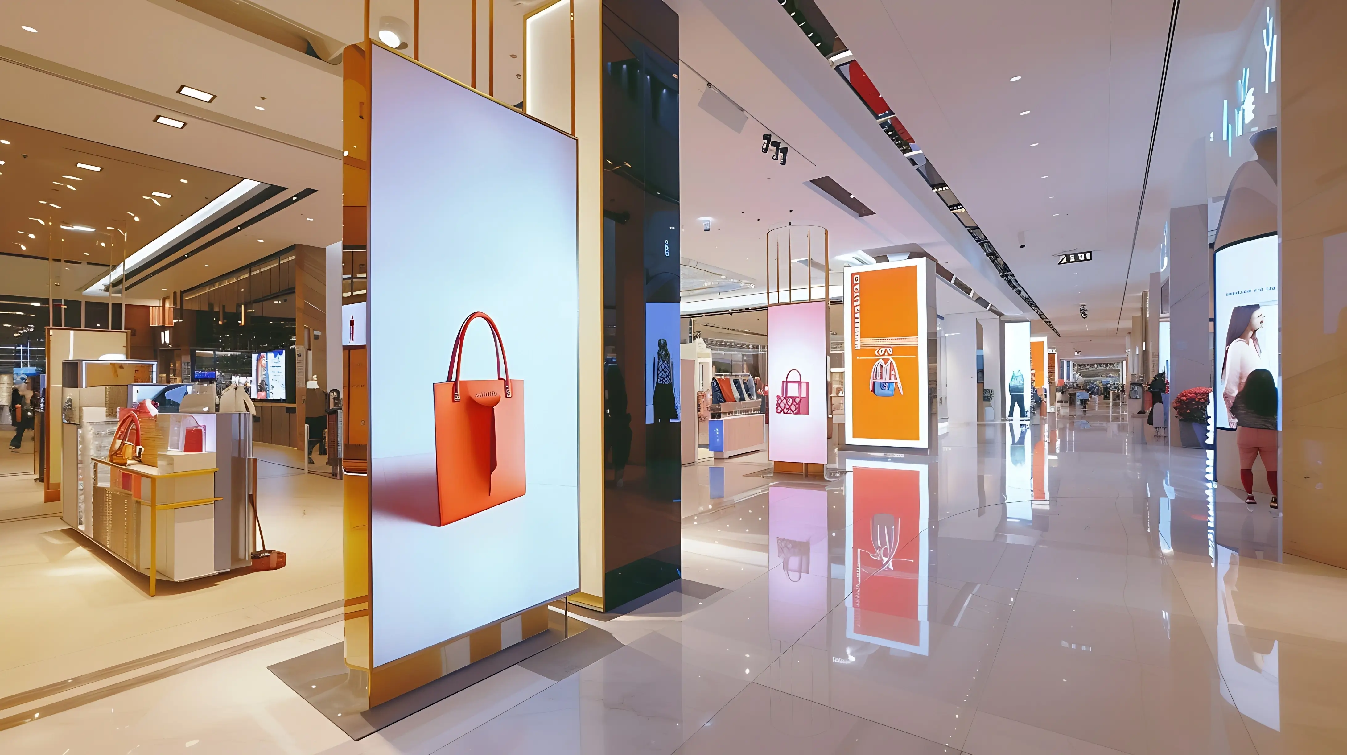 Digital Signage Displays in a retail store