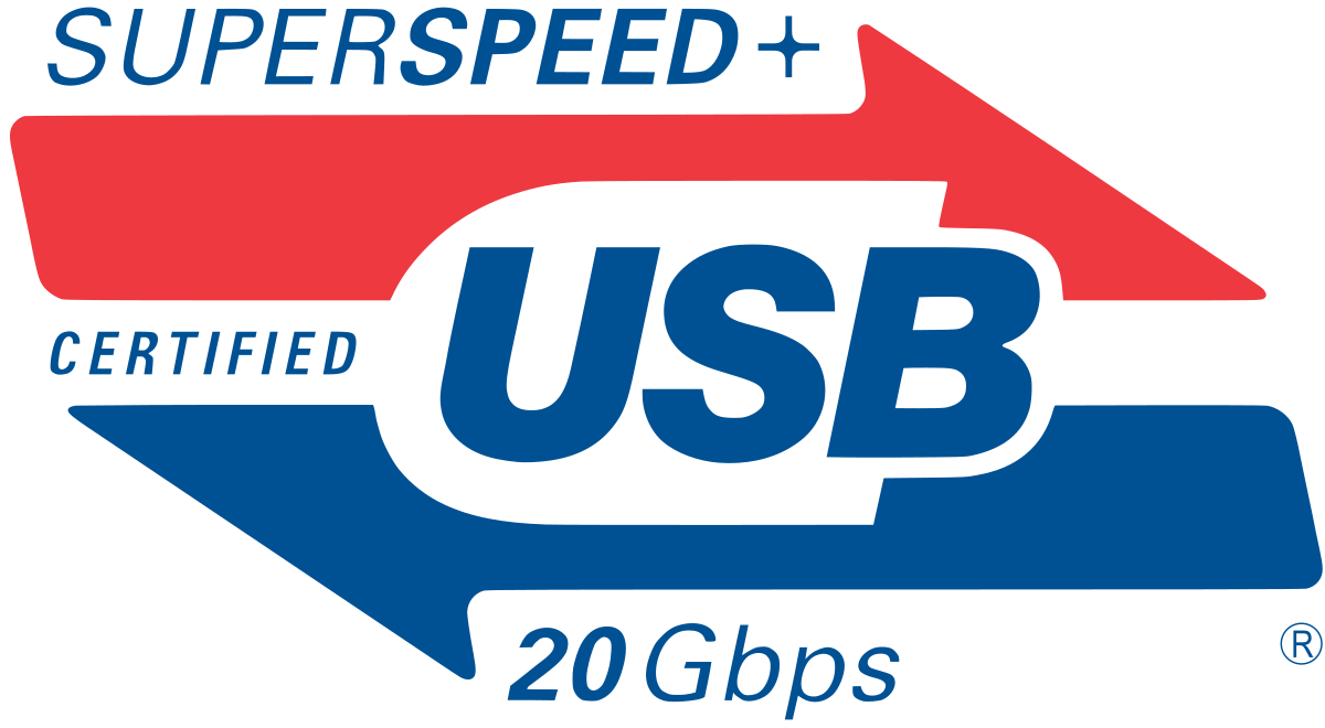 Certified SuperSpeed Plus 20Gbps