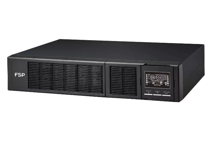 FSP Power Solution Clippers RT UPS 1–3 kVA with rack/tower design and LCD display