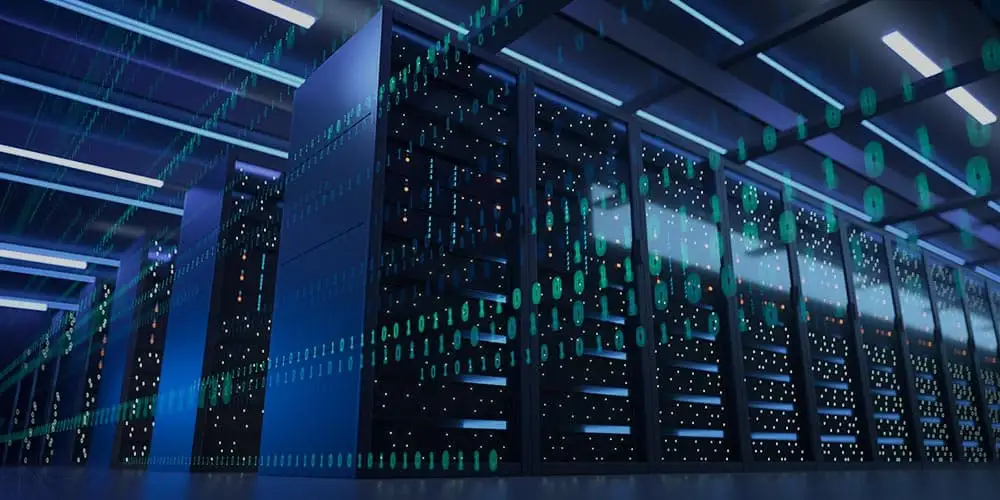 Data center server racks powered by reliable server power supply solutions